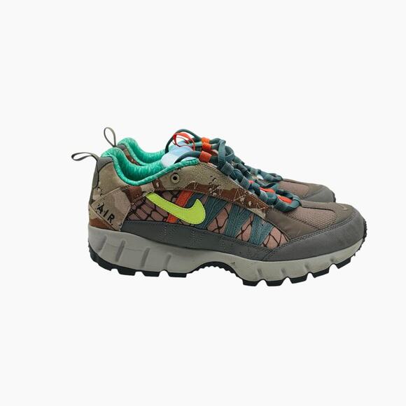 Nike Air Athletic Shoes - Green and Brown - Picture 3 of 11